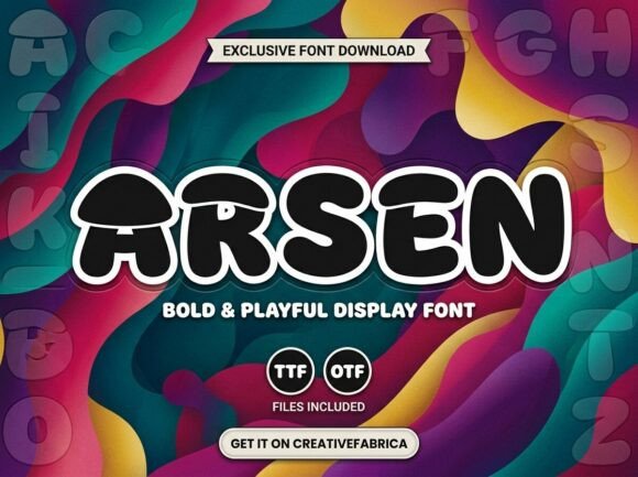 Arsen: A Decorative Font That Strengthens Your Brand Identity