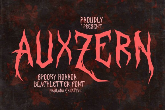 Auxzern: A Bold Blackletter Font That Elevates Your Brand