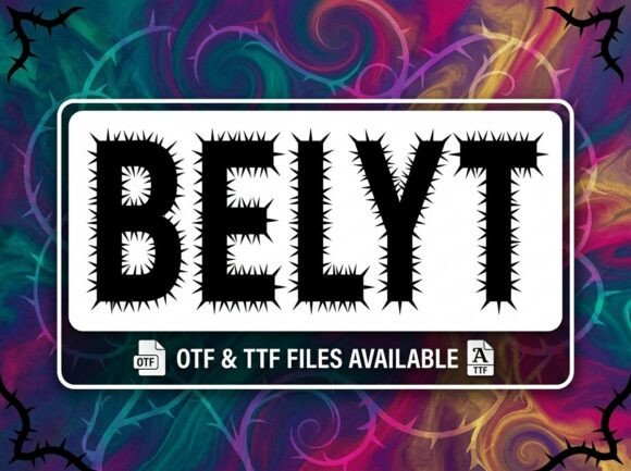 Belyt: A Decorative Font That Earns Its Spotlight