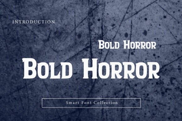 Bold Horror: A Dramatic Serif Font for Handmade Horror Designs