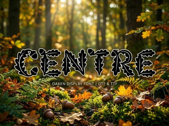 Centr: A Decorative Font That Makes Your Brand Stand Out