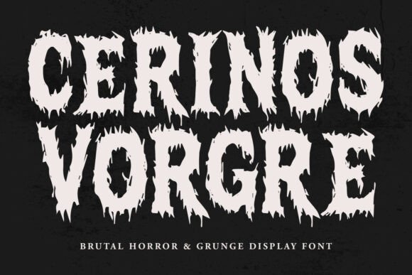 Cerinos Vorgre: A Raw Display Font for High-Impact Web Design
