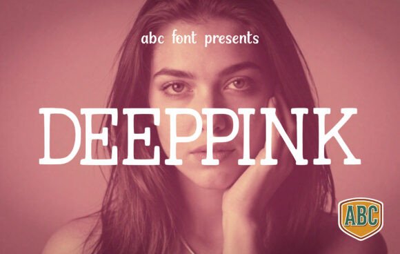 Deeppink: A Slab Serif Display Font for Editorial Impact