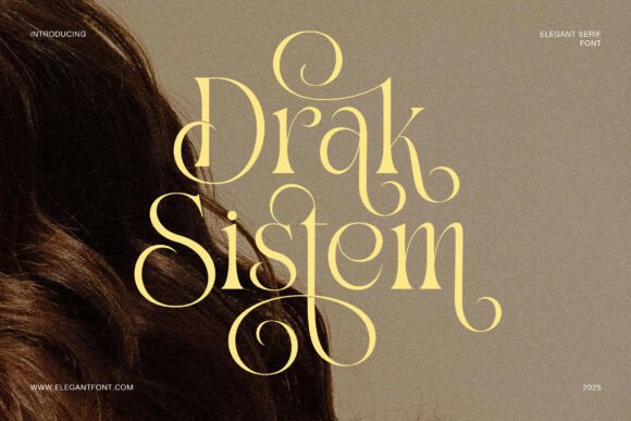 Drak Sistem: A Serif Font That Feels Like Handmade Luxury