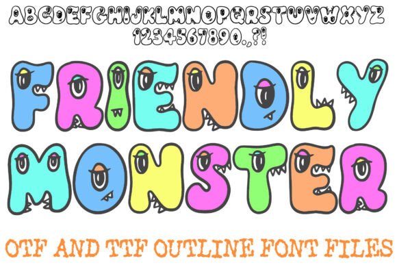 Friendly Monster: A Playful Display Font That Builds Brand Warmth