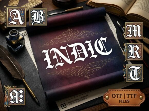 Indic: A Decorative Font That Makes Your Handmade Goods Shine