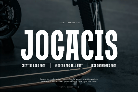 Jogacis Font: A Bold, Authentic Display Typeface for Small Business Branding