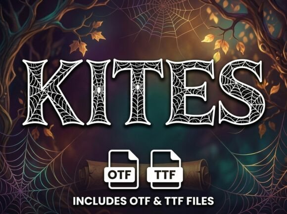 Kites: A Decorative Display Font That Commands Attention