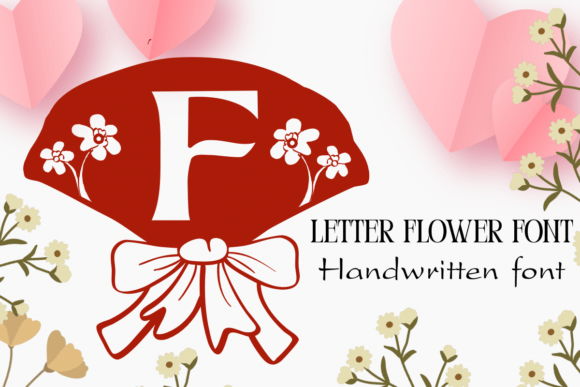 Letter Flower: A Decorative Font That Blooms on Every Product
