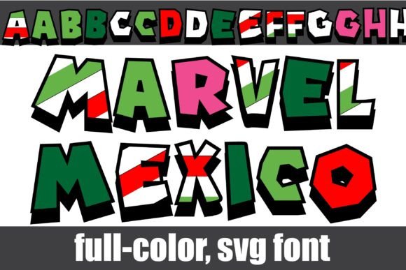 Marvel Mexico: A Bold, Color-Ready Display Typeface for Digital Brands
