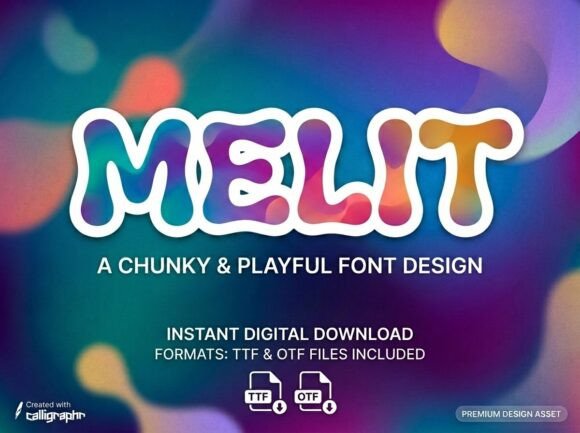 Melit: A Decorative Font That Commands Attention in Campaigns