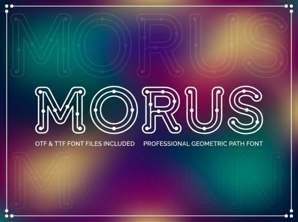 Morus: A Decorative Typeface That Commands Attention