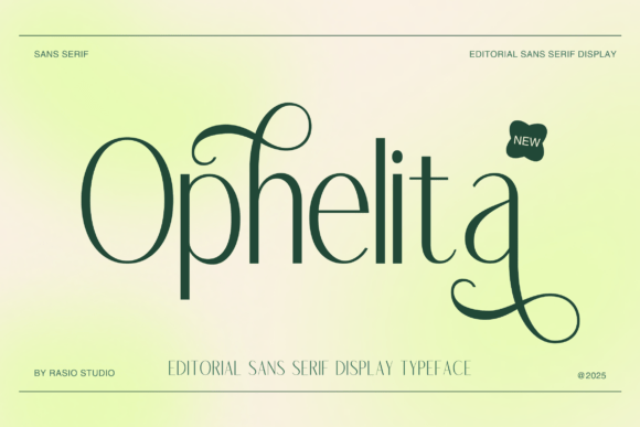 Ophelita: A Display Font That Makes Your Headlines Feel Intentional