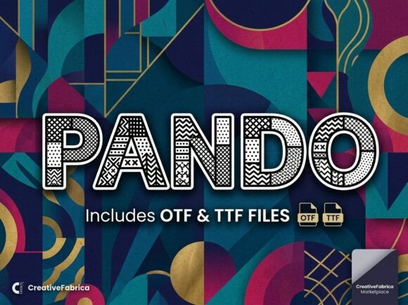 Pando: A Vibrant Display Typeface for Bold Brand Identities