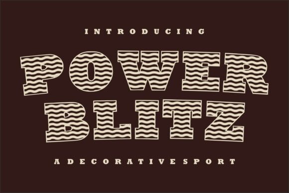 Power Blitz: A Bold Slab Serif Display Font for Editorial Impact