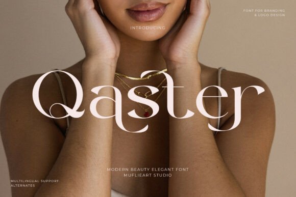 Qaster: A Premium Serif Font That Elevates Real Small Business Branding