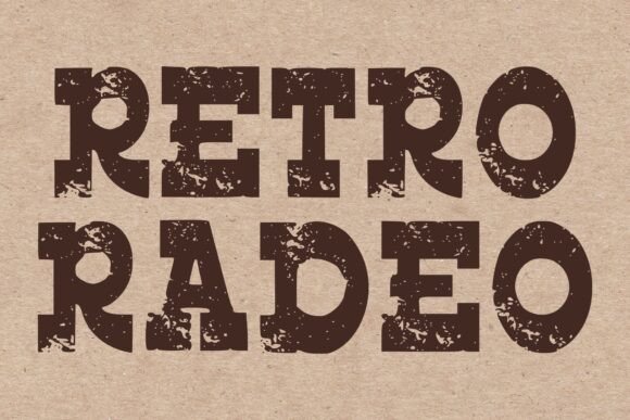 Retro Radeo: A Bold Slab Serif for Scroll-Stopping Campaigns