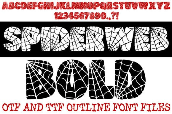 Spiderweb Bold: A Decorative Font That Makes Your Brand Instantly Memorable