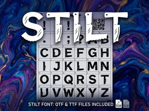 Stilt: A Decorative Typeface That Commands Attention