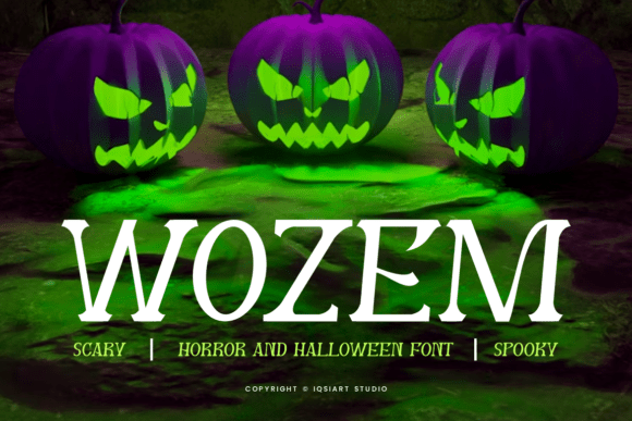 Wozem: A Bold Serif Display Font for Authentic Brand Identity